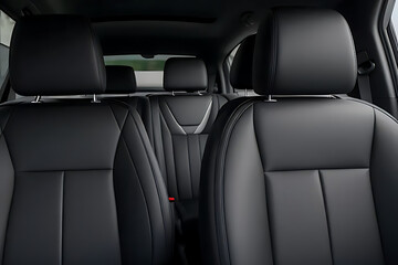 car leather seats interior vehicle sport seat chair business luxury automobile modern comfortable auto headrest horizontal technology equipment safety transportation passenger sewn