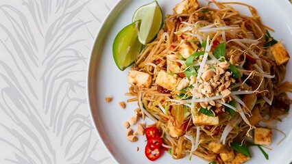 A delectable, Instagram-worthy shot of Pad Thai