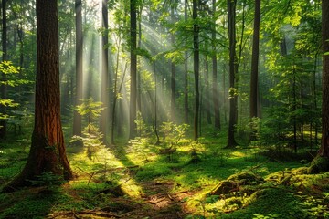 Obraz premium Exposure sunlight in the morning professional photography