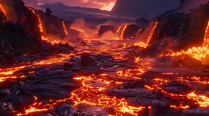 The Fiery River of Eternal Flame: A Journey Through the Molten Valleys