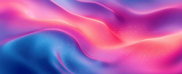 Fototapeta premium Abstract Color Flow Gradient Background with Blurry Neon Pink, Blue, Purple Design for Banners and Posters