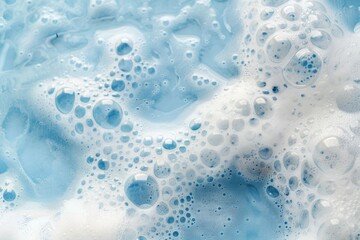 a image of a close up of a foamy bathtub with bubbles