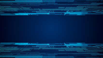 Abstract technological background. Digital information. The concept of big data. 3d rendering.