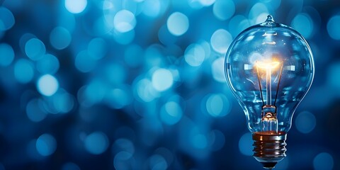The Symbolism of a Bright Lightbulb: Creativity and Innovation in Investing in New Ideas. Concept Creativity, Innovation, Bright Ideas, Symbolism, Investing