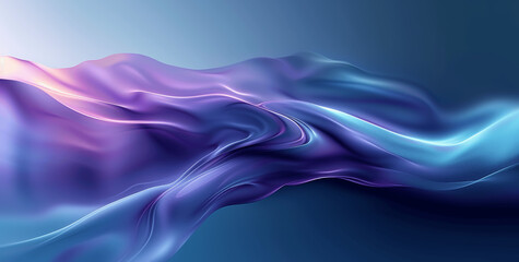Obraz premium Abstract Energy Wave Background in Blue and Purple