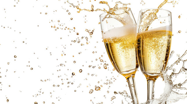 Two glasses of champagne
