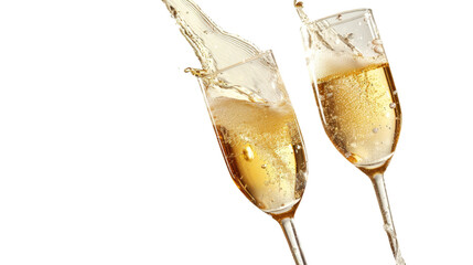 Two glasses of champagne