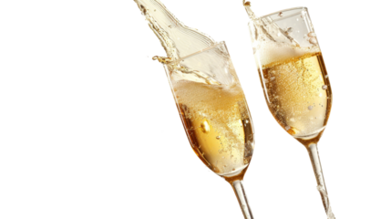 Two glasses of champagne
