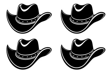 Cowboy hats vector design