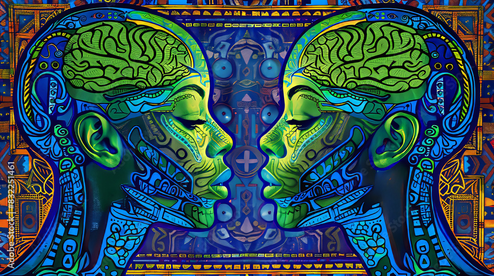 Poster the image showcases a stunning, vibrant photorealistic artwork with intricate details and a beautifu