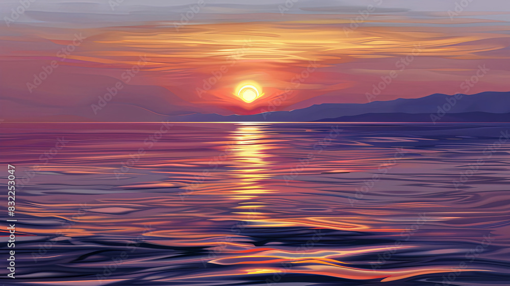 Aufkleber a stunningly vibrant photorealistic image filled with intricate details and an array of colors captu