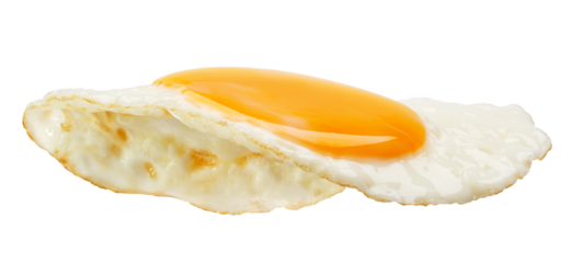 Fried egg isolated