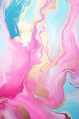 Fototapeta premium pink gold abstract art painting, in the style of watercolor illustrations