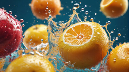 Juicy Splash: Bursting with Freshness and Flavor, Generative AI