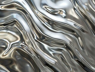 Steel surface with elegant reflections