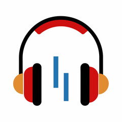 Headphone icon vector illustration
