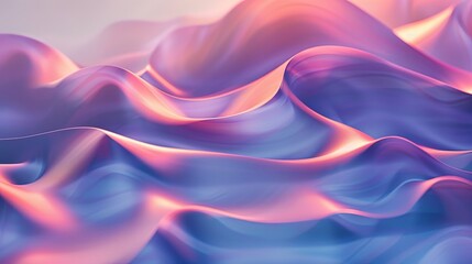 Obraz premium A beautiful blue and purple wave with a pinkish hue