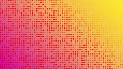 Colorful halftone background with dots