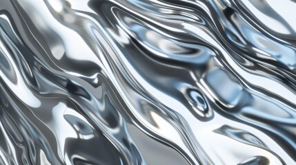 Abstract Liquid Metal Texture, Generative AI