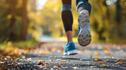 Runnig sport lifestyle background illustration generated by ai.