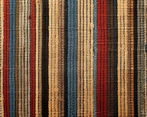 Striped texture resembling fabric weave.