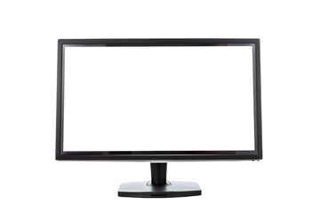 Computer Monitor on transparent background