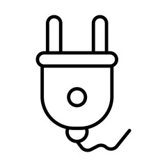 Pluging line icon