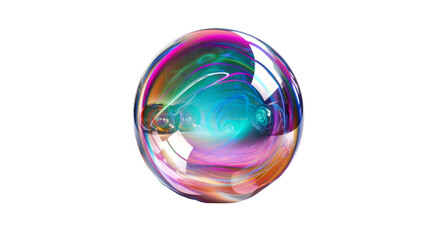 Soap bubbles, colorful 