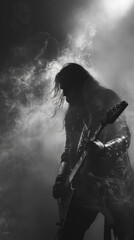 Obraz premium Eerie Stage Effects and Darkness, Celebrate the diversity of Music : La Fête de la Musique.