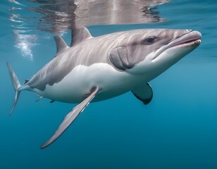 Vaquita (Phocoena sinus) is the World's Rarest Marine Mammal , a critically endangered porpoise native to the northern part of the Gulf of California, is the most endangered cetacean species