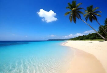 Naklejka premium Beach in the sun