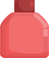 Pink perfume bottle vector illustration with elegant and simple design, perfect for beauty, fashion, and fragrance product packaging