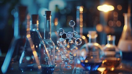 Depict the chemical reaction involving iron and hydrogen peroxide that produces highly reactive hydroxyl radicals, showcasing the molecular interactions and the resulting free radicals 