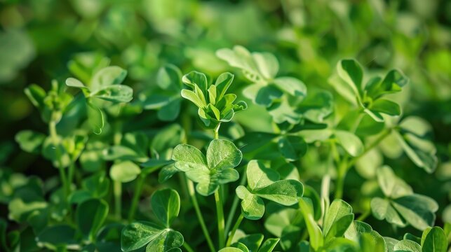 Alfalfa A herbal plant utilized for medicinal purposes from its leaves sprouts and seeds