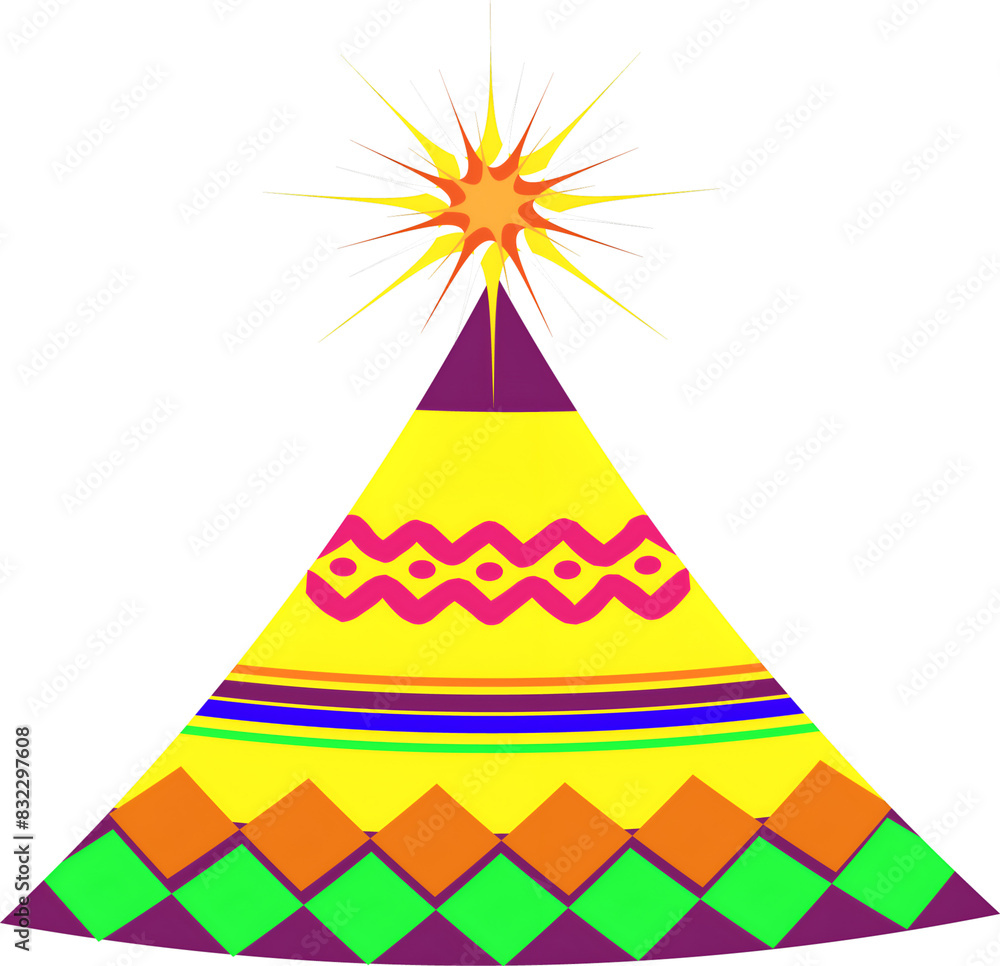 Poster isolated firecracker anar of diwali element vector.