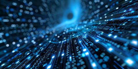 A computer screen with a blue background