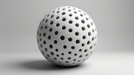 White Ball With Black Dots