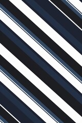 Obraz premium Modern Diagonal Striped Soccer Jersey Design for Sublimation with Navy, White, and Black Tones