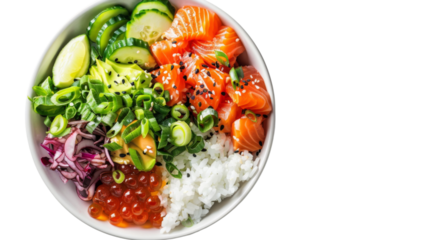  Salmon poke bowl 