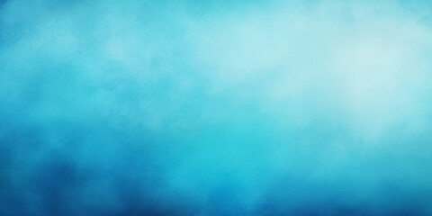  Abstract blue watercolor background , turquoise gradient color,  blue wall texture, blue sky with clouds watercolor paint, banner