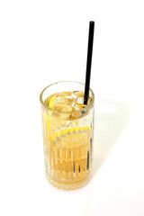 Delicious drink with citrus fruits