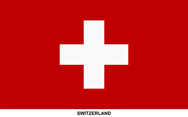 Obraz premium Flag of SWITZERLAND, SWITZERLAND national flag