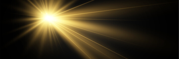 Bright beautiful star.Vector illustration of a light effect on a background.	

