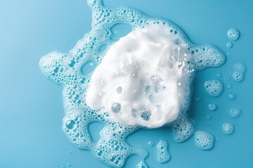 Macro Shot of Bubbly Soap Foam