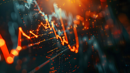 hare price icon fluctuating graph financia Illustration of Market Graphs and Charts Showing Growth