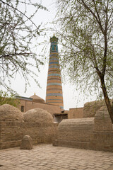 Obraz premium Islam Khodja Minaret in the Itchan Kala