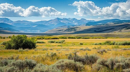 Fototapeta premium Vast landscapes stretching beyond sight