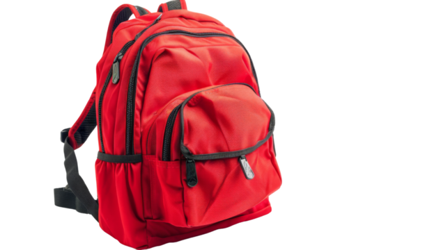 Red School Backpack 
