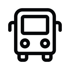 School bus icon easy to use and download