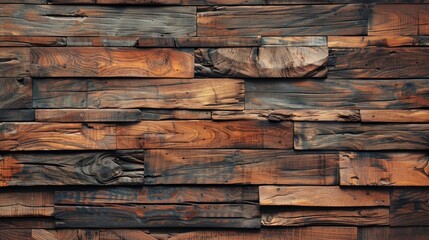 Old fashioned Wooden Wall Covering